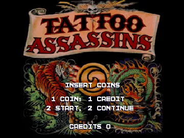 Tattoo Assassins (Asia Prototype) screen shot title